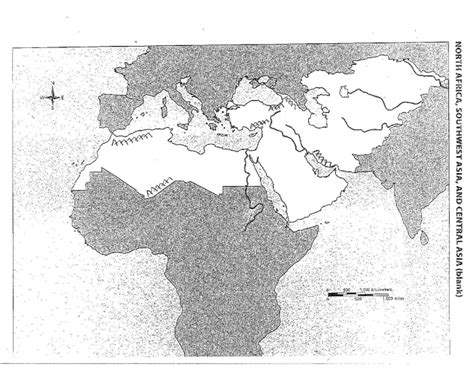 Physical Map of Middle East Quiz