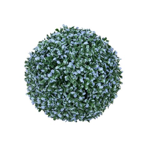 Acheter des Boule de buis artificiel FRITZ bleu vert Ø22cm