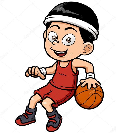 Cartoon Basketball Player Stock Vector Sararoom