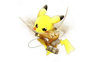 Wallpaper Illustration Yellow Cartoon Pok Mon Pikachu Computer