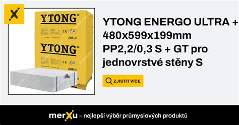 Ytong Energo Ultra X X Mm Pp S Gt Pro Jednovrstv