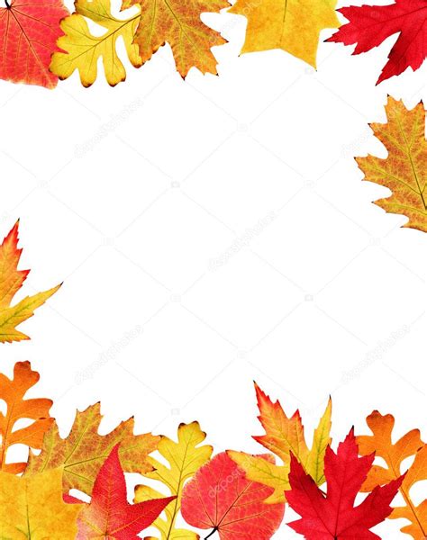 Fall leaves border — Stock Photo © beatabecla #19401267