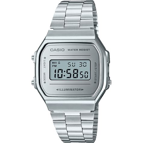 A168WEM-7VT | Vintage Full Silver Metal Watch | CASIO