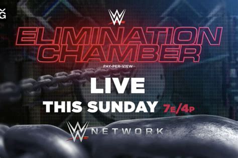 Final Card For Tonights 2021 Wwe Elimination Chamber Ppv