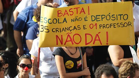 Fotos Professores Da Rede Municipal De SP Protestam Em Frente Ao