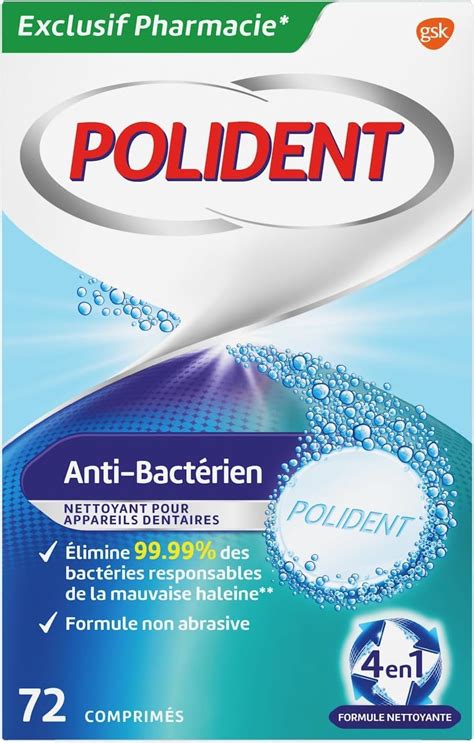 Polident Nettoyant Antibact Rien Pour Proth Ses Dentaires Partielles