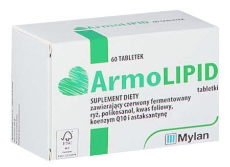 ArmoLIPID Prawidłowy poziom cholesterolu Wysoki poziom lipidów 60