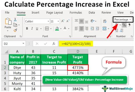 How To Calculate Percentage Increase In Excel Step By Step Guide