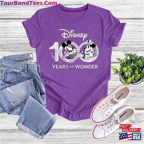 Disney 100th Anniversary Shirt Celebrate 100 Years Of Wonder Mickey And