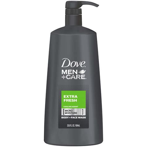 Dove Men Care Extra Fresh Body And Face Wash Pump Oz Walmart