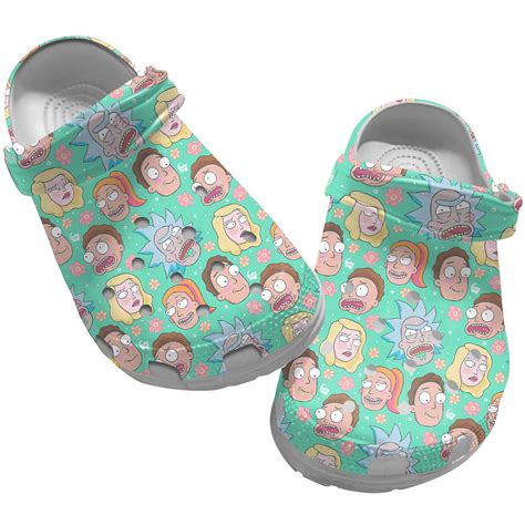 Rick And Morty Clog Shoes Unisex Rick And Morty Crocs Sitc Inspire