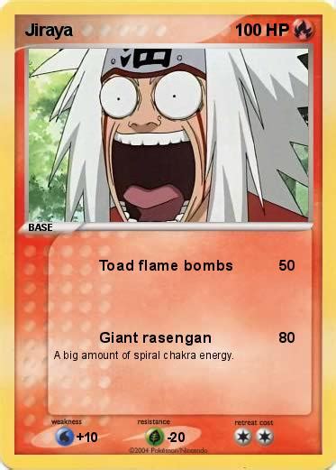 Pokémon Jiraya 44 44 Toad Flame Bombs My Pokemon Card