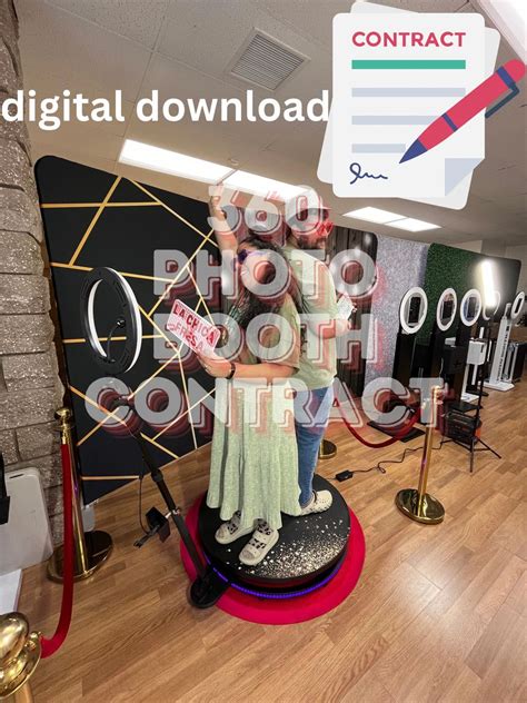 360 Photo Booth Rental Contract Editable File