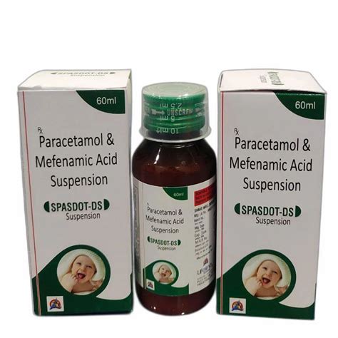 Paracetamol Mefenamic Acid Suspension Ml Mg At Bottle In