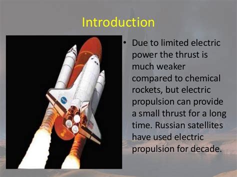 Electric Rocket Propulsion