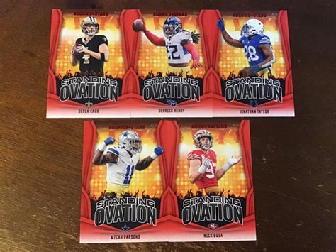 Panini Rookies And Stars Football Longevity Red Parallels Pyc Ebay