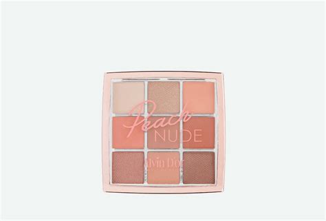 Alvin D or Тени для век Palette Peach NUDE теплые персиковые тона 13 г купить цена в Москве