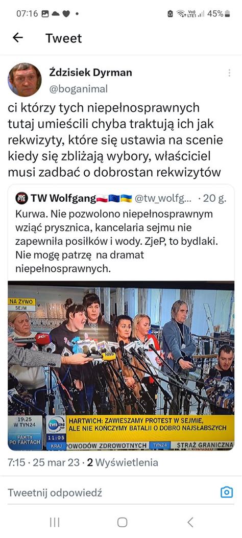 Tw Wolfgang On Twitter Tu Kolejna Pogarda Dla Niepe Nosprawnych