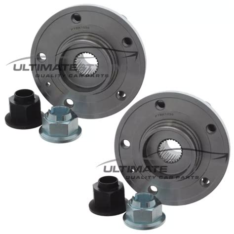 Front Wheel Bearing Hubs Kits Volvo C70 1997 2002 With 26 Splines 5