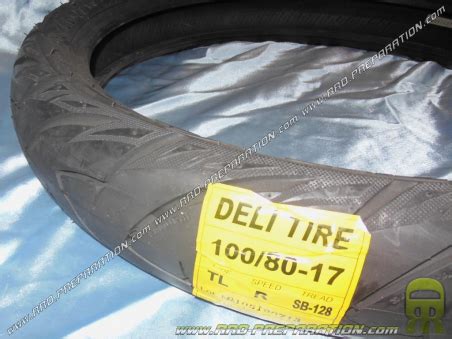 DELI TIRE tire 100 80 X 17 SB128 TL 52R SAMURAI for motorcycle mécaboite