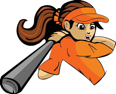 Cartoon Softball Player ~ Softball Cartoon Clip Art | Bodenowasude