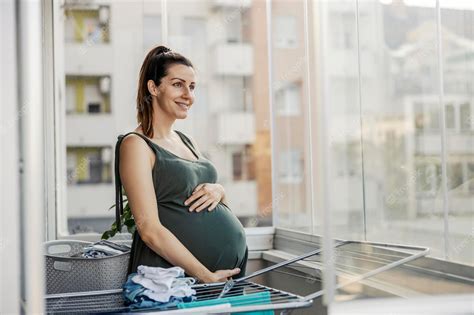 Premium Photo Blessed Pregnancy And Household Chores