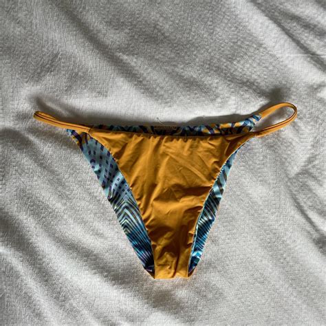 San Lorenzo Reversible Bikini Bottom Super Soft Depop