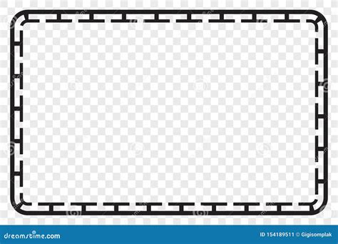 Simple Rectangle Black Line Frame Stock Illustrations – 4,563 Simple ...