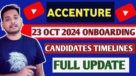 Accenture Onboarding Timelines Latest Update Oct Joining Update