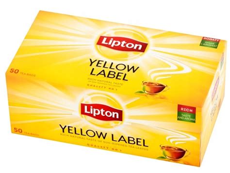 Lipton Torebek Herbata Czarna Yellow Label G Allegro Pl