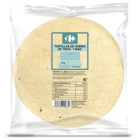 Tortillas De Harina De Trigo Y Ma Z Carrefour G Supermercado