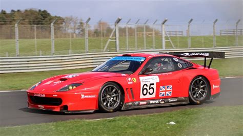 Ferrari Gts Maranello Gt V Pure Sound Donington Park Youtube