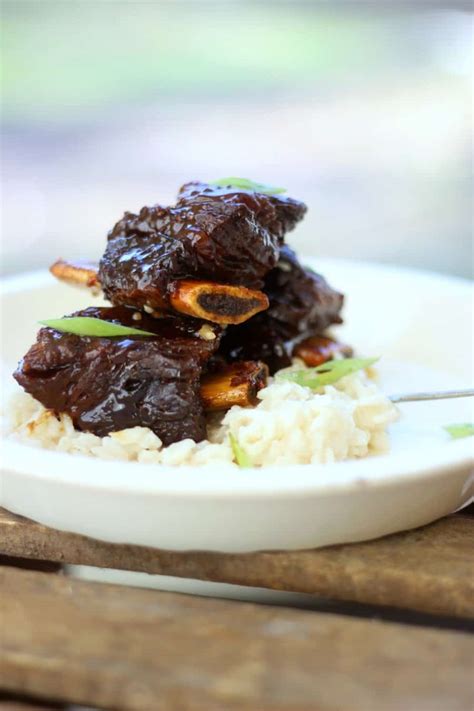 Sticky Ginger Beef Short Ribs The Healthy Epicurean