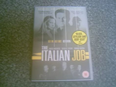 The Italian Job 2003 Remake Dvd Mark Wahlbergcharlize Theronjason