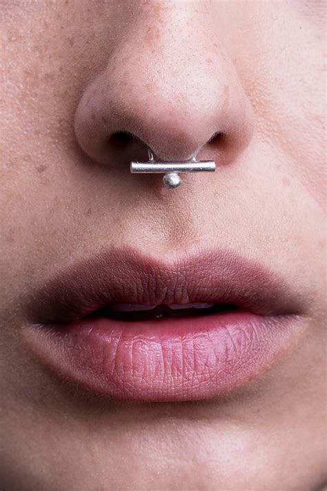 Septum Jewelry Silver Septum Silver Nose Ring Tribal Etsy