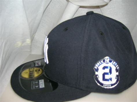 Derek Jeter Patch New York Yankees Authentic On Field 59fifty Game Cap