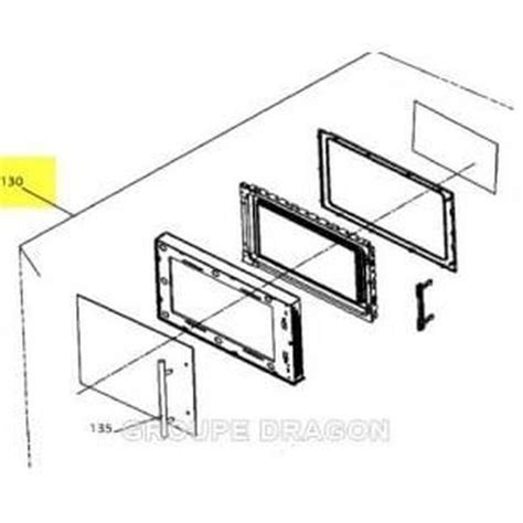 Porte Complete Pour Micro Ondes Brandt Ge Cdiscount Electrom Nager