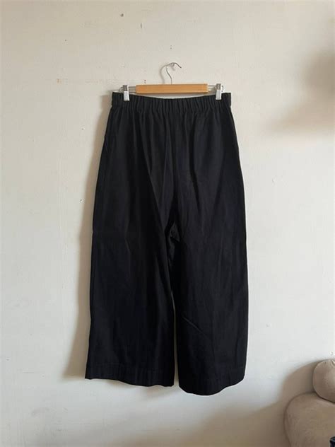 Naked Famous SSENSE Exclusive Black Wide Trousers Grailed