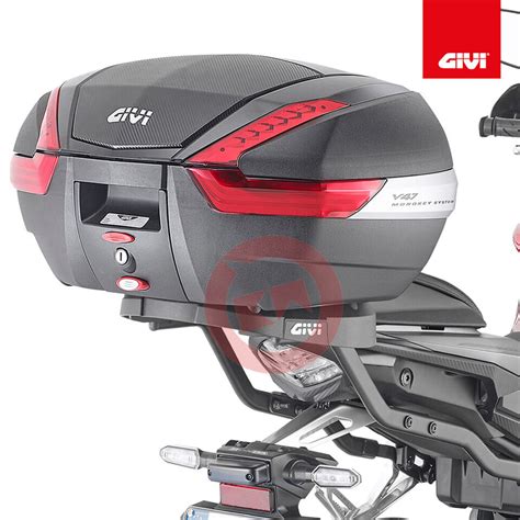 GIVI Set Topcase Monokey Kohlenstoff V47NN Platte E251 Benelli Trk 502