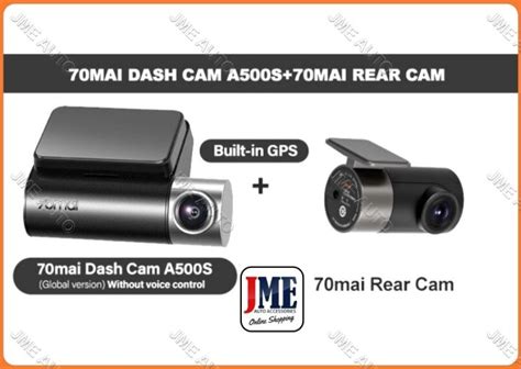 70mai A500S DASH CAM PRO PLUS + REAR CAMERA *FREE 32GB SD CARD (READY ...