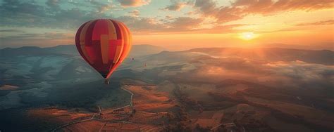 Premium Photo A Couple Enjoying Romantic Hot Air Balloon Wallpaper