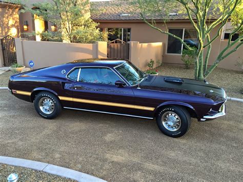 Virginia Classic Mustang Blog 1969 Mustang Mach 1 In Purple