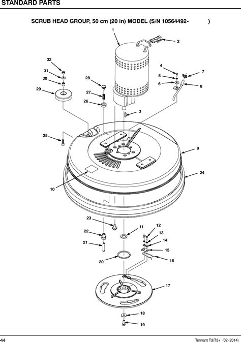 Tennant T1 Parts Manual