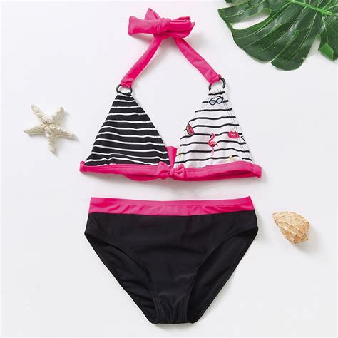 Tanio Y Dziecko Nastoletnie Dziewczyny Str J K Pielowy Bikini Set