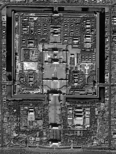 Beijing Forbidden City Map (detailed) Palace Museum Map, by The Beijing ...