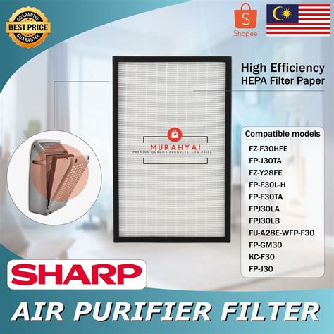 Sharp Air Purifier Filter FZ F30HFE FP J30TA FZ Y28FE FP F30L H FPJ30LA