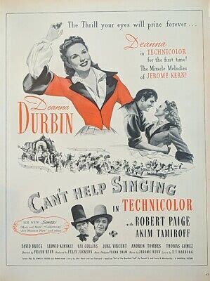 1945 I Can T Help Singing In Technicolor Deanna Durbin Robert Paige EBay