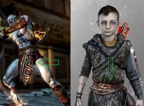 Is Atreus Wearing Kratos Old Greek Skirt As A Belt Godofwar