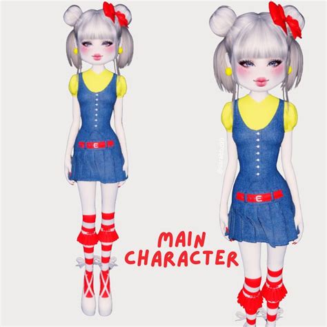 Main Character Dti Hello Kitty Dress Harajuku Dress Dress To Impress