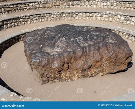 National Monument. Hoba Meteorite, Grootfontein in Namibia Editorial ...